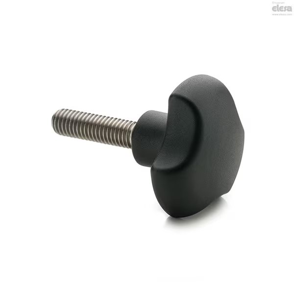AISI 304 stainless steel threaded stud, VTT.50-SST-p-M10x40-LP, Elesa, Mfr#: VTT-SST-p-LP